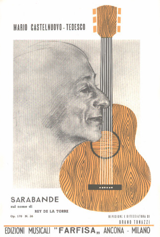 CASTELNUOVO T. Mario (1895-1968 Italia)<br><br>Sarabande op.170 n.36