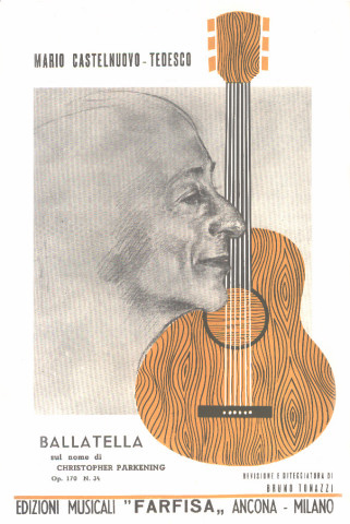 CASTELNUOVO T. Mario (1895-1968 Italia)<br><br>Ballatella op.170 n.34