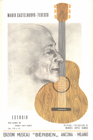 CASTELNUOVO T. Mario (1895-1968 Italia)<br><br>Estudio op.170 n.42