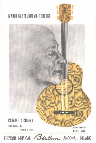 CASTELNUOVO T. Mario (1895-1968 Italia)<br><br>Canzone siciliana op.170 n.33