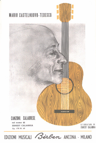 CASTELNUOVO T. Mario (1895-1968 Italia)<br><br>Canzone calabrese op.170 n.48