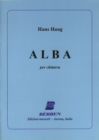 HAUG Hans (1900-1967 Suiza)<br><br>Alba (Gilardino) .