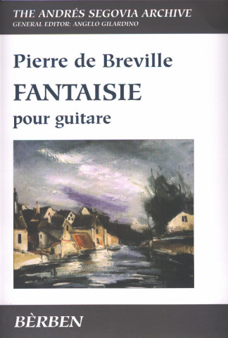 BREVILLE Pierre de (1861-1949)<br><br>Fantaisie pour guitare.