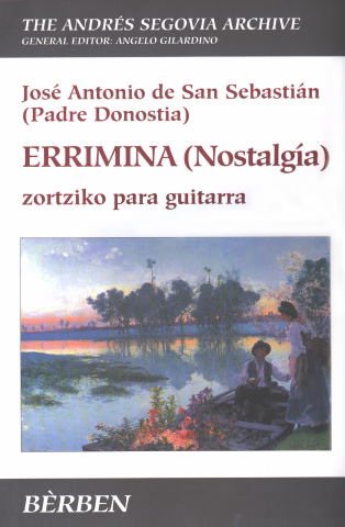 SAN SEBASTIAN Jos� Antonio (1886-1956 Espa�a)<br><br>Errimina ("Nostalgia"). Zortziko para guitarra.