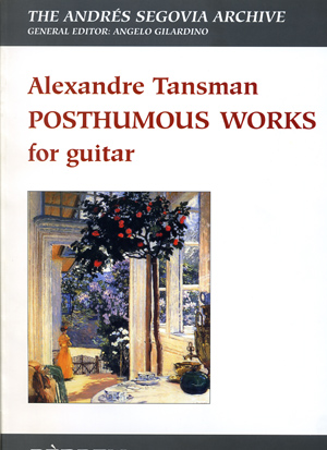 TANSMAN Alexandre (1897-1986 Polonia)<br><br>Obras postumas para guitar