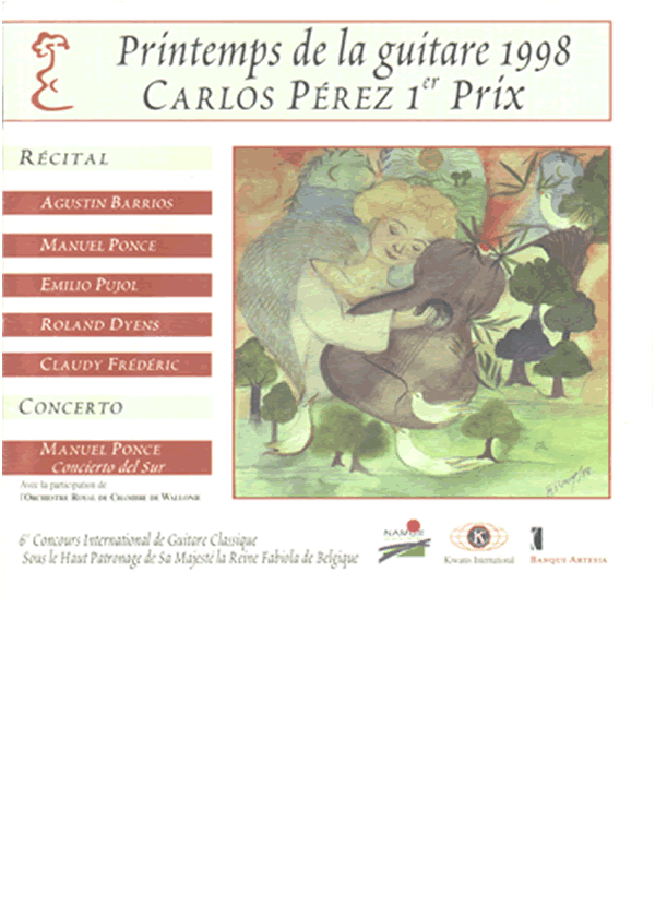 PEREZ Carlos (Chile)<br><br>Printemps de la guitare 1998