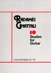 GNATALLI Radames (1906-1988 Brasil)<br><br>10 Estudios (Almeida)