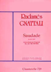 GNATALLI Radames (1906-1988 Brasil)<br><br>Saudade (Almeida)