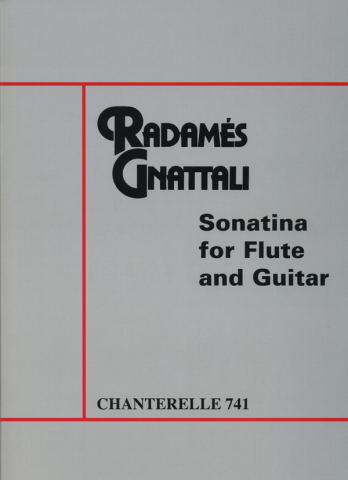 GNATALLI Radames (1906-1988 Brasil)<br><br>Sonatina para flauta y guitarra