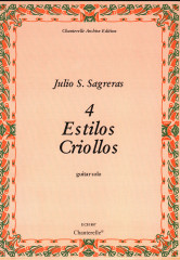 SAGRERAS Julio (1879-1942 Argentina)<br><br>4 Estilos Criollos