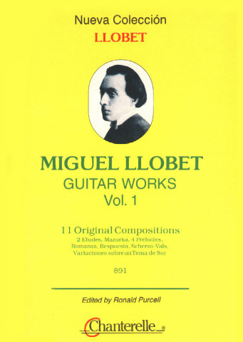 LLOBET Miguel (1878-1938 Espa�a)<br><br>

Vol.1: Composiciones originales