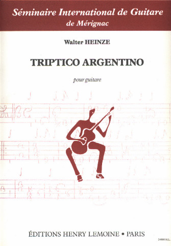 HEINZE Walter (1943- Argentina)<br><br>Triptico Argentino