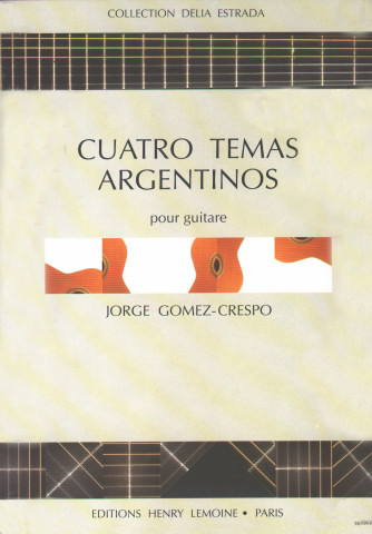 GOMEZ CRESPO Jorge (1900-1971 Argentina)<br><br>Temas argentinos (4)