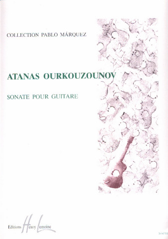 OURKOUZOUNOV Atanas ( 1970- Bulgaria)<br><br>Sonate