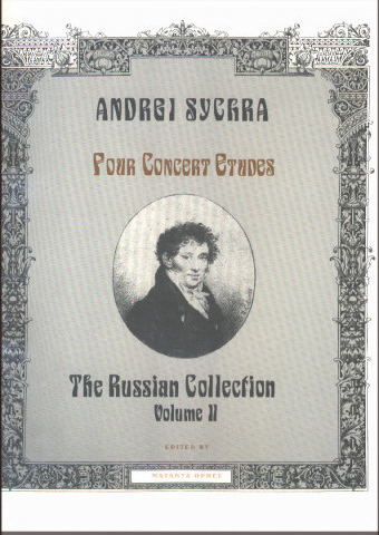 SYCHRA Andrei (1772-1850 Rusia)<br><br>Coleccion rusa Vol 2.<br>Cuatro Estudios de concierto